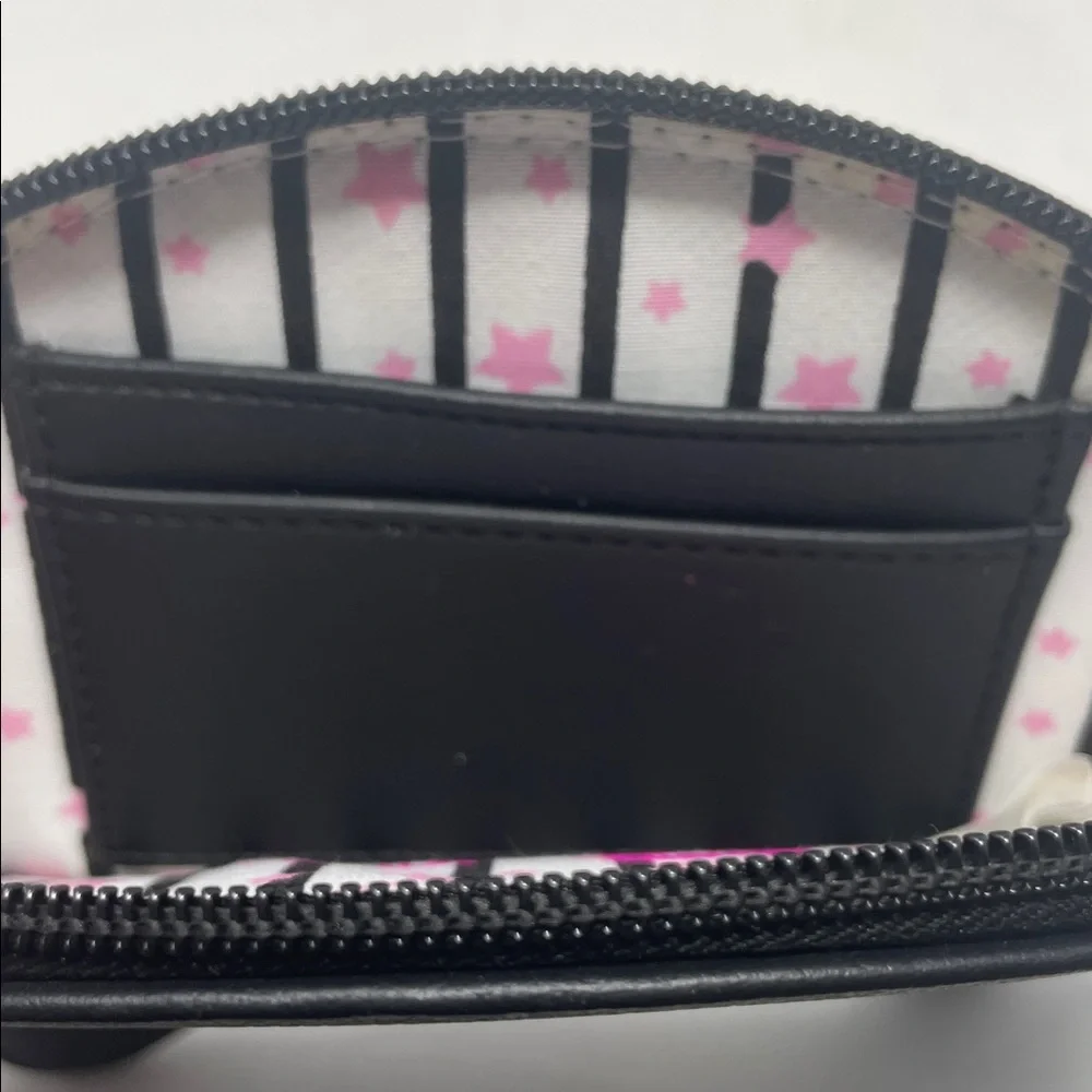 Betsey Johnson Black Cat W/Sunglasses Wristlet Excellent Condition